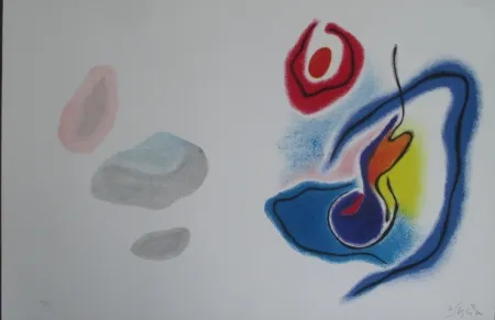 Litografía Singier - Blason du corps blessé