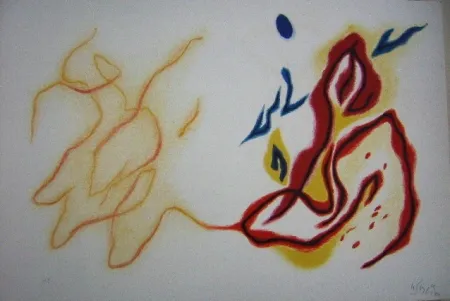 Litografía Singier - Blason du corps blessé