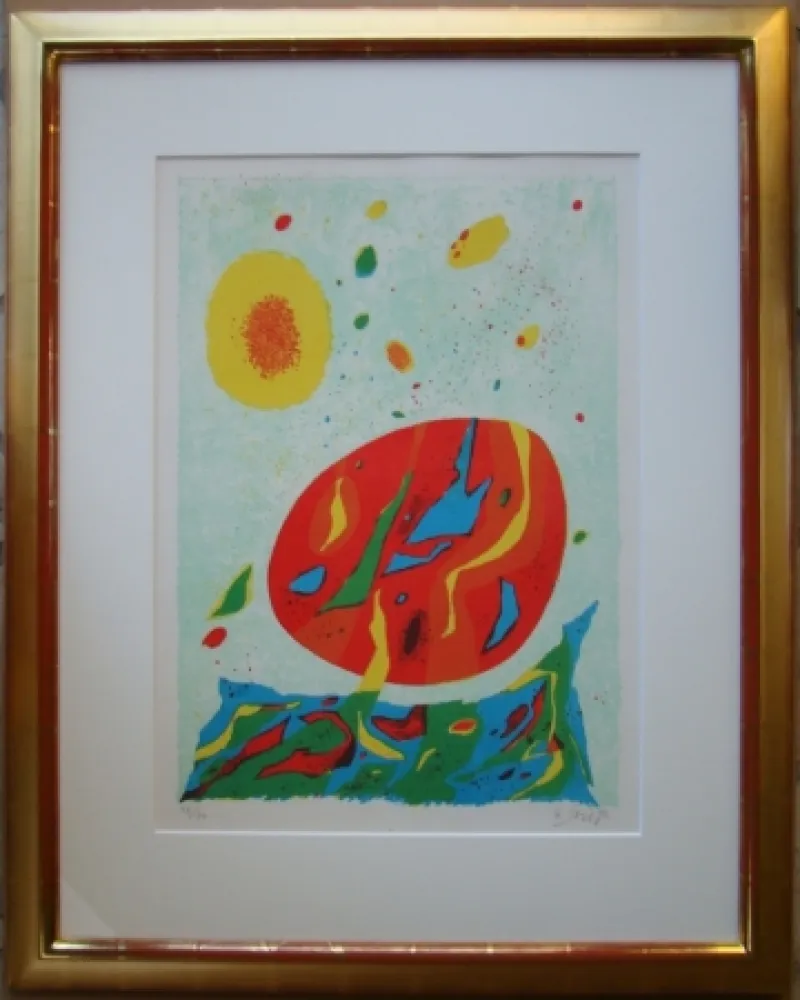 Litografía Singier - Composition