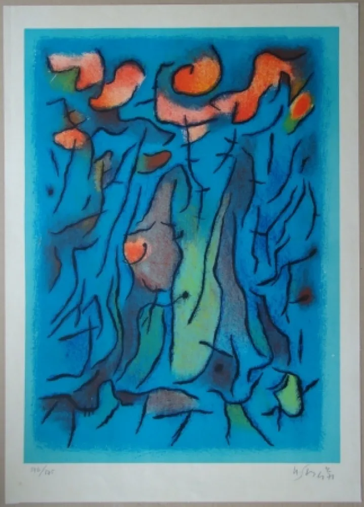 Litografía Singier - Composition