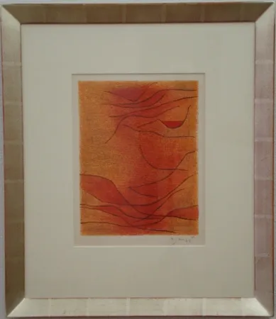 Litografía Singier - Exposition Galerie de France