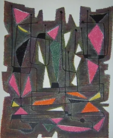 Litografía Singier - La Patriette de Conzalve