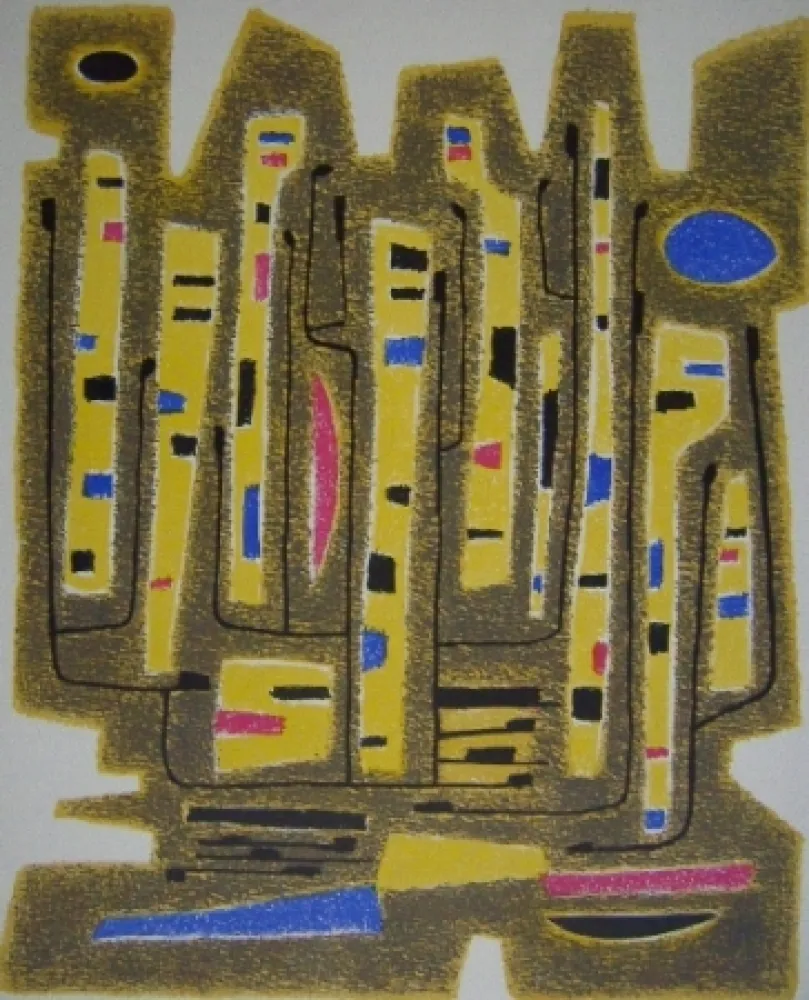 Litografía Singier - La Patriette de Conzalve