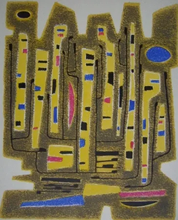 Litografía Singier - La Patriette de Conzalve