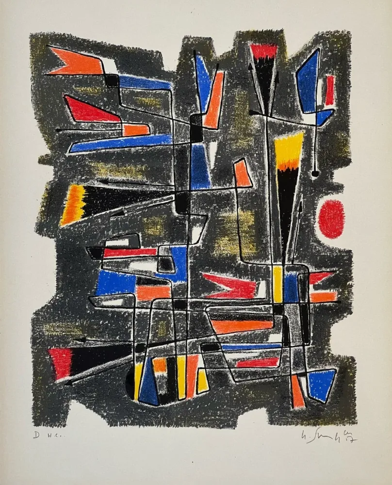 Litografía Singier - La Patriette de Gonzalve 