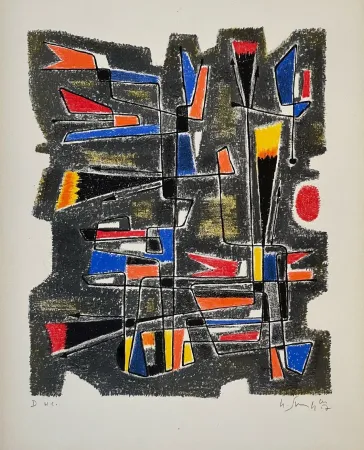 Litografía Singier - La Patriette de Gonzalve 