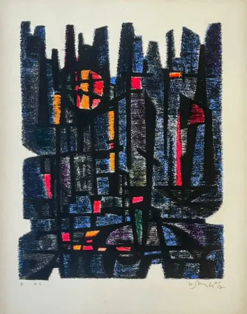 Litografía Singier - L'Appareil de Maître Gessner 