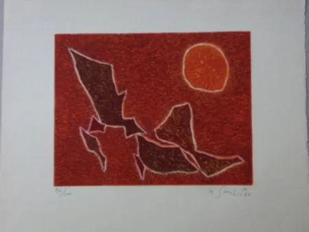 Aguatinta Singier - Migration solaire