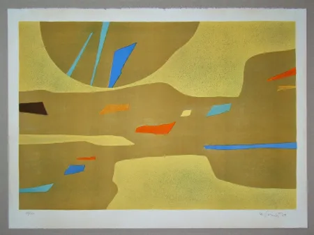 Litografía Singier - Provence grande lumière