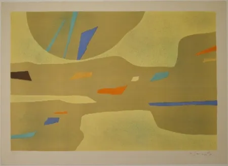 Litografía Singier - Provence grande lumière