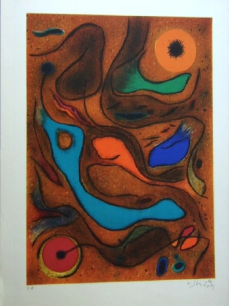 Litografía Singier - Sans titre