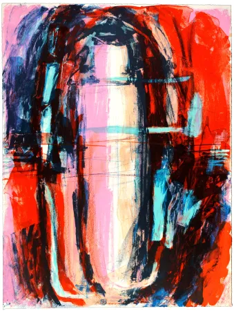 Litografía Siversten - Bateau de nuit