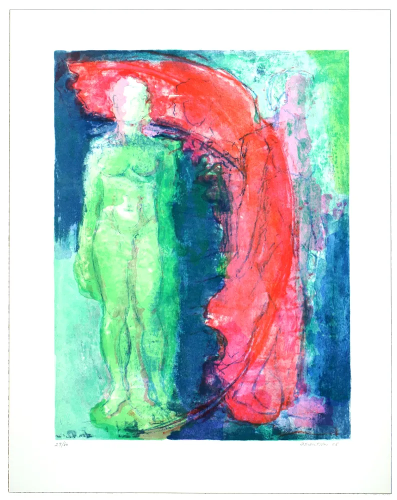 Litografía Siversten - Body double