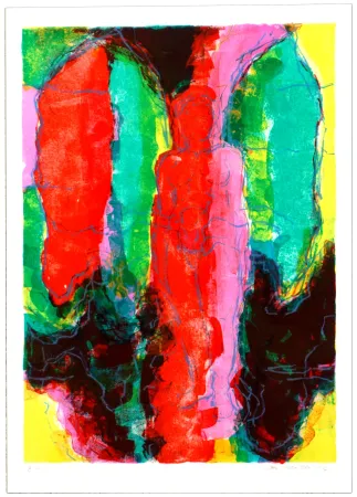 Litografía Siversten - Sans Titre