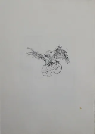 Litografía Slevogt - Schlussvignette 