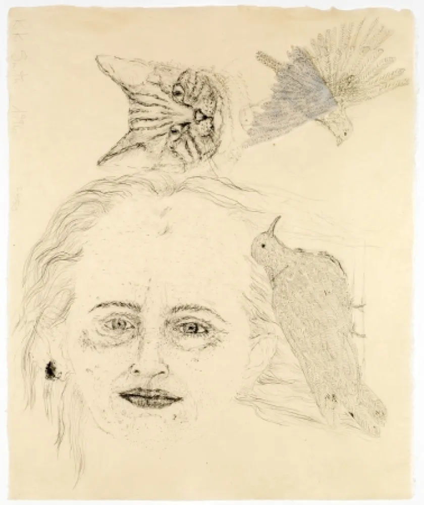 Litografía Smith - Ginzer and the birds