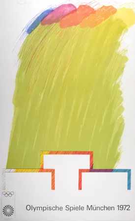 Litografía Smith - Olympische Spiele München 1972 - Hand-signed