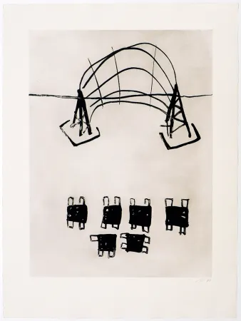 Grabado Solano - Plaça del joc de la pilota III