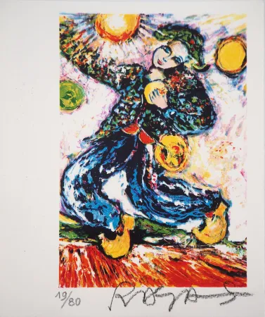 Litografía Sorkine - Le jeune arlequin