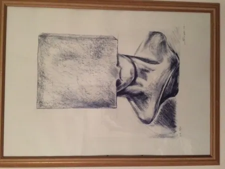 Litografía Sosno - Tete au carré