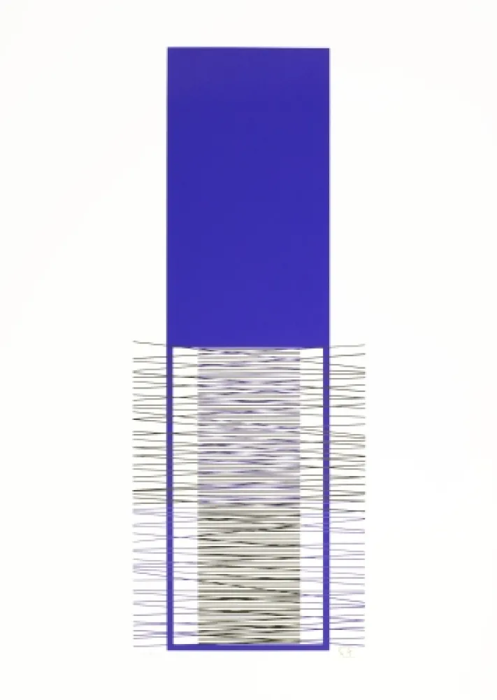 Serigrafía Soto - Caroni (Purple) 