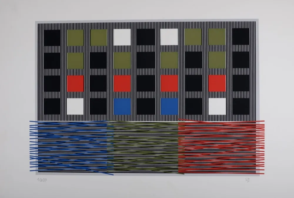 Serigrafía Soto - Composition