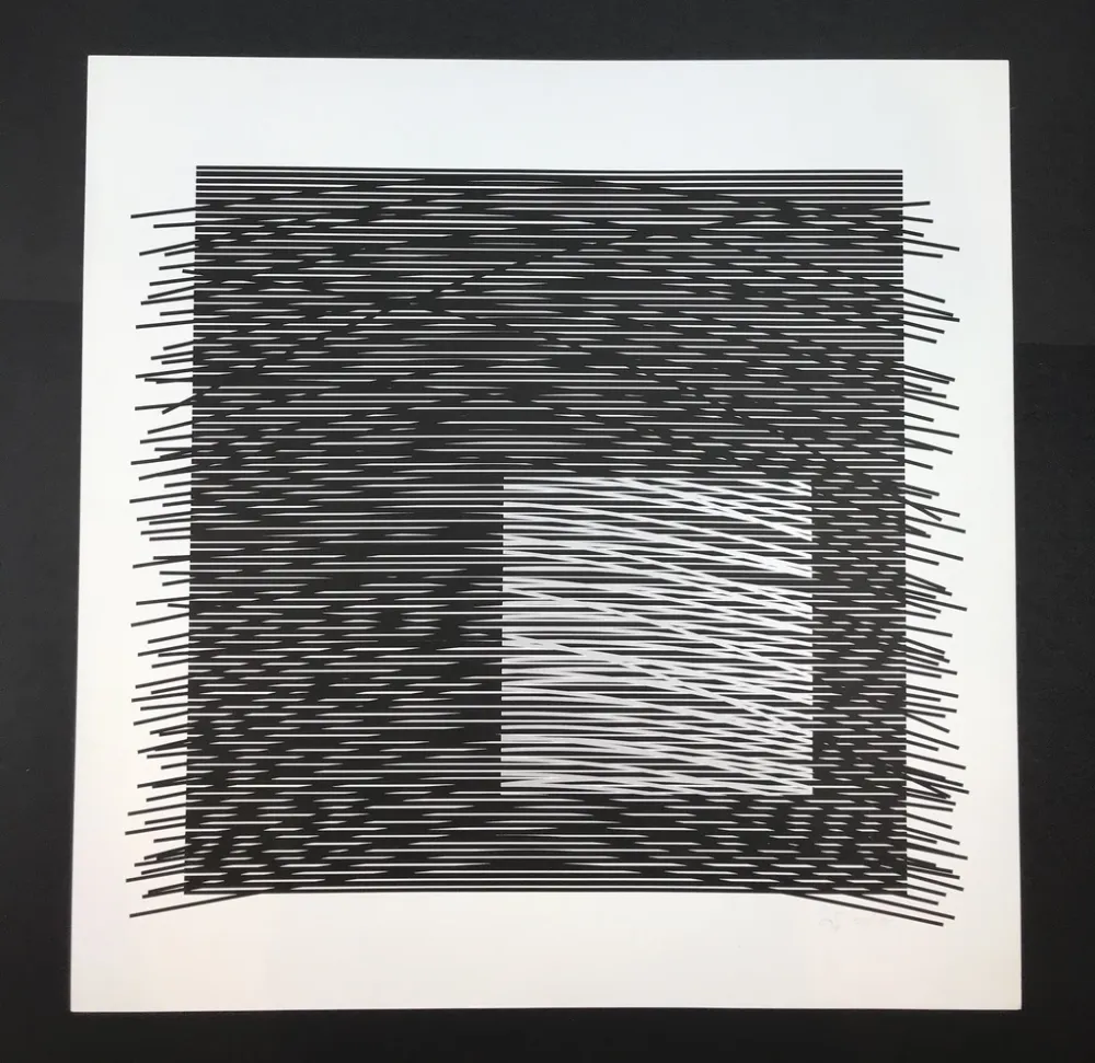 Litografía Soto - Untitled 