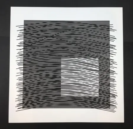 Litografía Soto - Untitled 