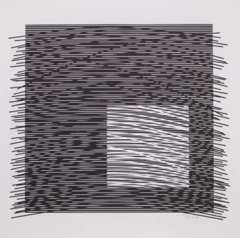 Serigrafía Soto - Untitled 