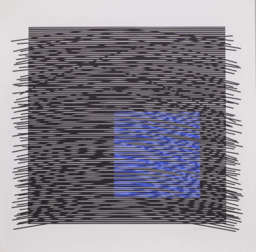 Serigrafía Soto - Untitled 