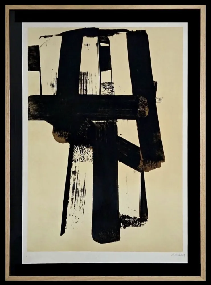 Litografía Soulages - 31