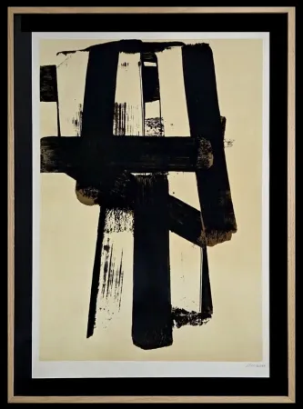 Litografía Soulages - 31