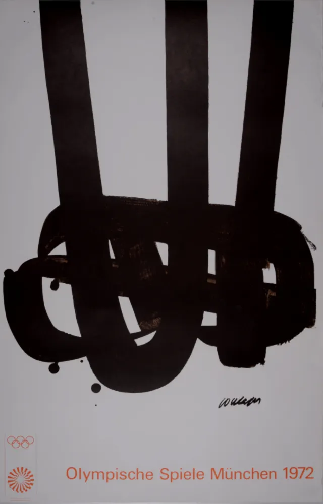 Litografía Soulages - Affcihe JO