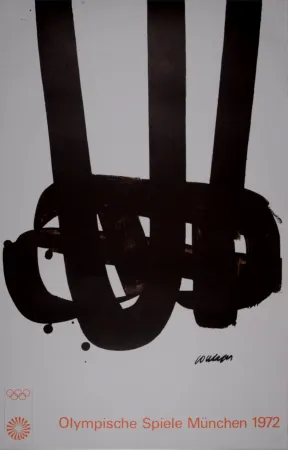 Litografía Soulages - Affcihe JO