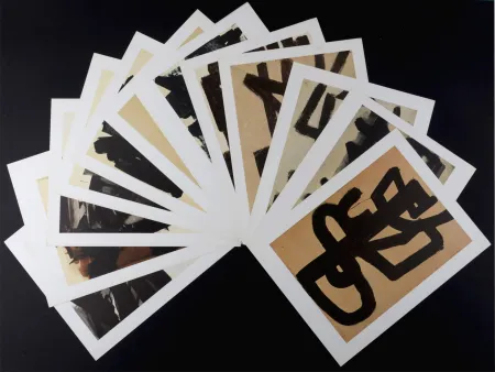 Litografía Soulages (After) - Hazan portfolio