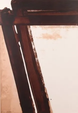 Serigrafía Soulages - Composition 15