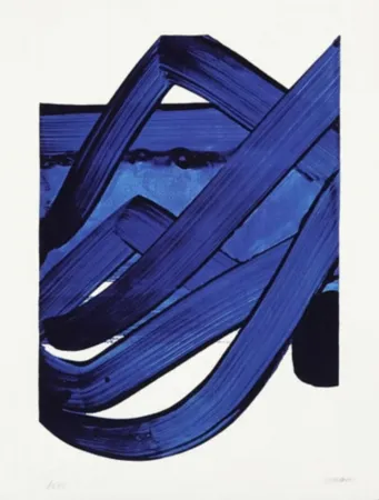 Litografía Soulages - Composition, Sérigraphie No 18