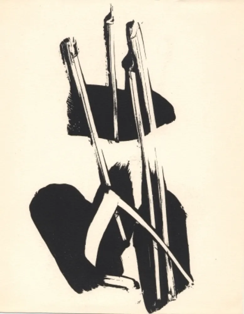 Litografía Soulages - Depaysage