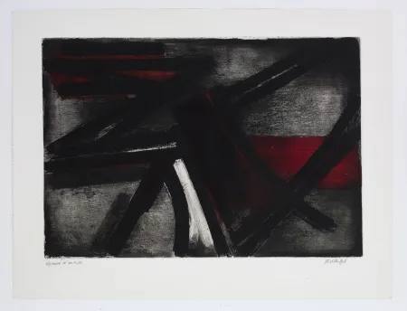 Aguafuerte Soulages - Eau Forte 2