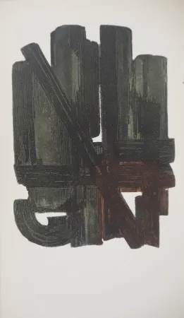 Litografía Soulages - Eau Forte VIII