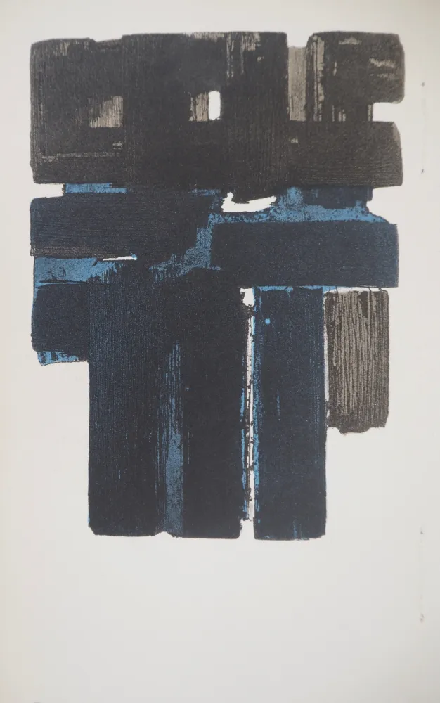 Litografía Soulages - Eau Forte X