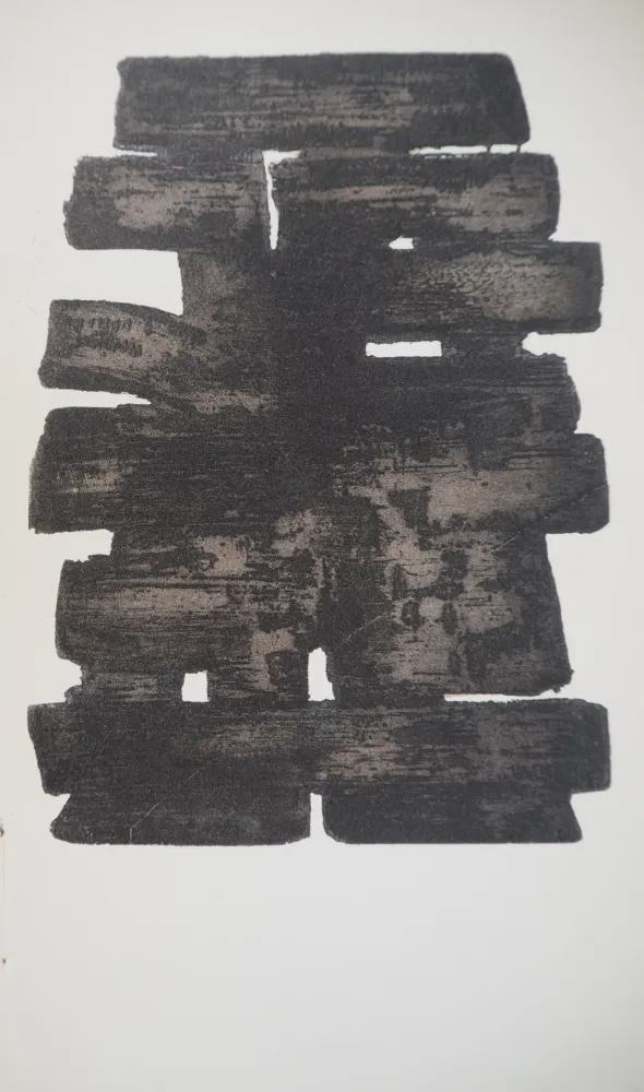 Litografía Soulages - Eau Forte XIII