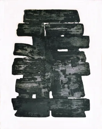 Aguafuerte Soulages - Eau-forte XIII 