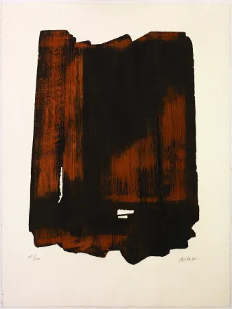 Aguafuerte Soulages - Eau forte XVI