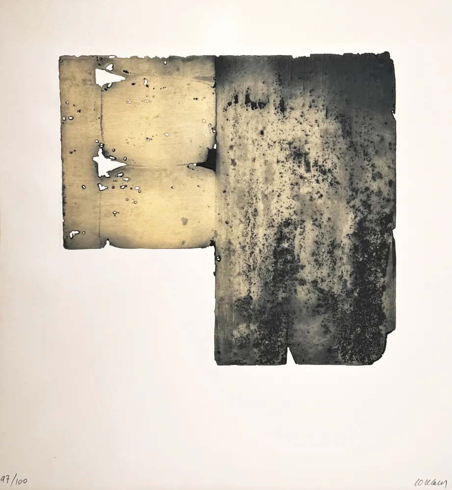 Aguafuerte Soulages - Eau-forte XXXV 