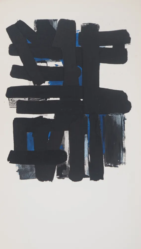 Litografía Soulages - Gouache 11