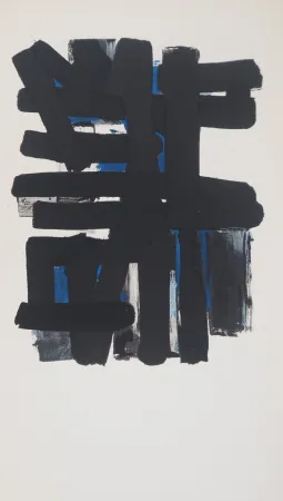 Litografía Soulages - Gouache 11