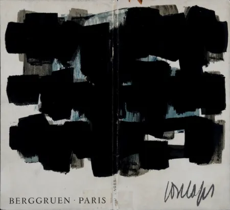 Litografía Soulages - Gouaches et gravures (Cover), 1957
