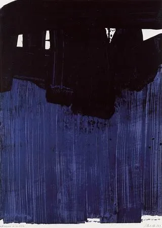 Litografía Soulages - Litho n° 23