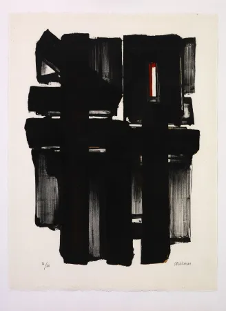 Litografía Soulages - Lithographie 2
